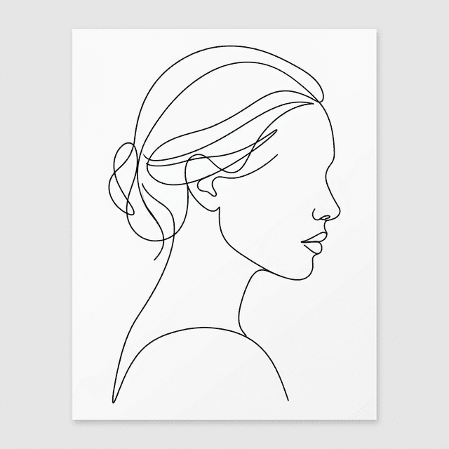 Pet line portrait preview